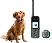 GPS Tracker for Dogs No Subscription, GPS Location Without Cell Network, Suitable for Open Areas with Poor Network Signals No Monthly Fee IP67 Waterproof (Tracker 2)