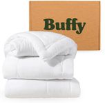 Buffy Cloud Comforter - Machine Washable Lyocell Fabric, Down-Alternative Fill, Extra Fluffy Quilted Duvet Insert with Corner Tabs (Ful/Queen)