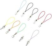 EXCEART 100pcs Cellphone Strap with Lobster Clasp Straps Lanyard Lobster Clasp Lariat Cord Strap for Cellphone Jewelry USB Flash Drives DIY Ropes Mixed Color