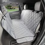 Royal Pets Cart Waterproof Pet Car Seat Cover for Dogs – Heavy Duty Back Seat Protector, Anti-Slip Hammock – Hatchback & Sedan Fit – Grey – Made in India