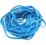 Garbage Trash Can Rubber Bands Blue Large Size 17" Inch Rubberbands for Kitchen Compactor Tote Bin 55-65 Gallon for 95, 96-100 Gal Toter. Oversize Big Bag Liner Holder, 55 Drums Litter Pails, Buckets