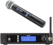 Gemini, Single Wireless Microphone System, Professional Handheld Long Range (150 Ft) Mic Set for DJ, Church, Karaoke, Gym, XLR Connector, 1 microfono (UHF-6100M-R2)