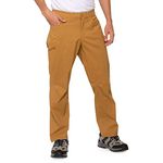 Eddie Bauer Men's Guide Pro Rainier Pants, Burlwood Rainier, 34W x 32L, Burlwood