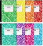 feela Composition Notebook, 8 Pack 