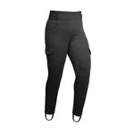 GREAT BIKERS GEAR -Women Motorcycle Leggings Motorbike Super Pants Ladies Protective with Removable CE Armour Black