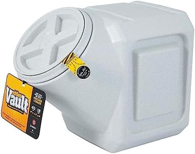 Gamma2 Vittles Vault Stackable Dog Food Storage Container With Airtight Lid - For up to 40 Pounds of Dry Pet Food - For Cat and Puppy Kibble - BPA-Free Plastic - Made in the USA - 12” L X 16.75” H