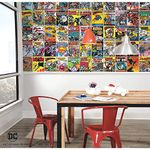 RoomMates RMK12271M Classic DC Comics Covers Peel and Stick Wallpaper Mural