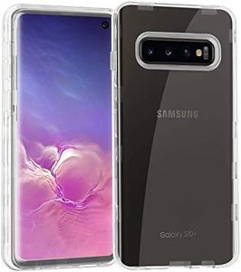 Co-Goldguard Samsung Galaxy S10 Case Heavy Duty Hybrid Dual Layer Cover Shockproof Shell Reinforced Corners Protective Case Design for Galaxy S10 6.1” Clear