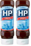 HP Sauce Top Down Brown, 450 g (Pack of 2)