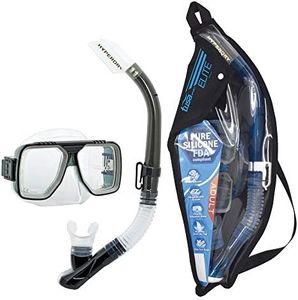 TUSA Sport Adult Liberator Mask and Snorkel Combo, Smoke
