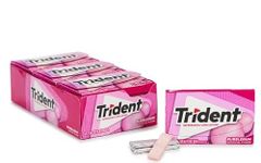 Trident Sugar Free Gum Bubble gum Flavour (18 Sticks, Pack of 12)