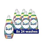 Surf Deep Sea Minerals Concentrated Liquid Laundry Detergent infused with natural essential oils for fresh and clean washing 8x 24 washes (192 washes)