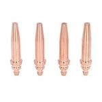 G02 4Pcs Isobaric Cutting Torch Tips Acetylene Gas Welding Copper Nozzle Kit Torch Consumables