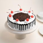 FlowerAura Black Forest Delicious Cake Gift's For Birthday, Anniversery, Valentine's Day, Mother's Day, Party (0.5kg) (Same Day Delivery)