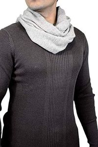 Cashmere Boutique: 100% Pure Cashmere Infinity Scarf (Color: Brown, Size: 12" x 32")