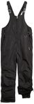 Perry Ellis Boys and Girls Snow Bib - Insulated Waterproof Snow Pants Ski Snowboard Overalls Unisex for Girls and Boys (5-18), Size 12-14, Black