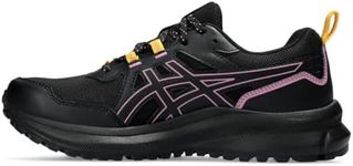 ASICS Women's TRAIL SCOUT 3 Running Shoes, 8, BLACK/LIGHT BLUE