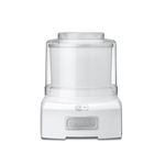 Cuisinart Ice Cream Maker Machine, 1.5 Quart Sorbet, Frozen Yogurt Maker, Double Insulated, White (ICE-21C)
