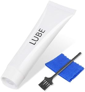 GGTE Fitness Treadmill Tube of Tread Belt Deck Lube for Spirit Sole Fitness Treadmill, Silicone Lubricant Oil Maintenance Lubricant p/n N020001, Treadmill Lubricant with Cleaning Cloth and Brush