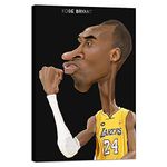 Basketball Player NBA Legends Kobe Mamba MJ Wall Art Decorations Posters Prints for Basketball Fans Gifts (KOBE1,12x18 inch)