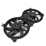 LABLT Radiator and Condenser Fan Replacement for Nissan Pathfinder 2013-2019 Infiniti JX35 QX60 Radiator AC Condenser Cooling Fan