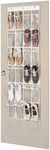 Whitmor 24 Pocket OTD Shoe Organizer Clear