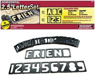 Milescraft SignPro Router Sign Making Kit, 2 1/2 Inch Letters Black