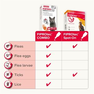 Beaphar FIPROtec Combo Cat Flea Treatment – Spot-On Protection