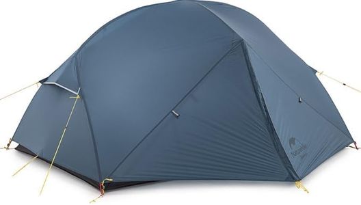 Naturehike Mongar Tente de Camping 2 Hommes Tente Ultralégère 2 Personnes de Camping Sac à Dos 4 Saisons 20d Nylon pour Trekking Vélo Alpinisme