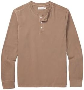 Fair Harbor The Saltaire Henley –– Men's Classic Long Sleeve Henley –– Incredibly Soft and Lightweight