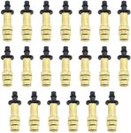 VGOL 20Pcs Copper Sprayer Replacement Adjustable Brass Misting Spray Irrigation Nozzle Atomizing Sprinkler Accessories for Flowers Vegetable Fields