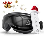 BOB AND BRAD Christmas Gifts Eye Massager, EyeOasis 2 Plus - Eye Massager for Migraines with Remote, Heat, Compression, Music, Heated Eye Mask for Dry Eyes Relief, Improve Sleep, FSA/HSA Eligible