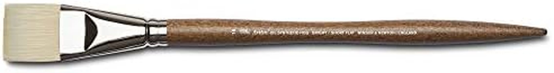 Winsor & Newton 5010316 Synthetic Artist Oil Brush with High Elasticity & Lifespan, Ergonomic Handle for Oil Paints and Alkyd Paints - Flat Brush, Short No. 16