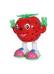 Toyzone Dancing Strawberry Bump 'N' Go-21988 | Bump & Go Action | Strawberry Toy for Kids | Interesting Beats with Dynamic Dance | Battery Operated Toy | Easy to Carry | Age 12+ Months