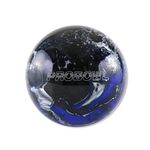 Pro Bowl Spareball - Polished Polyester Bowling Ball - Clearance Ball for Women Men Kids Adults - Bowling Ball Hobby and Leisure Player - Blue Black Silver - 12 lbs