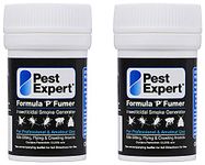 Pest Expert Clothes Moth Killer Smoke Bombs 3.5g (Twin Pack) - Formula 'P' Fumer Moth Fumigator