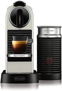 Nespresso CitiZ Coffee and Espresso Machine by De'Longhi with Milk Frother, White