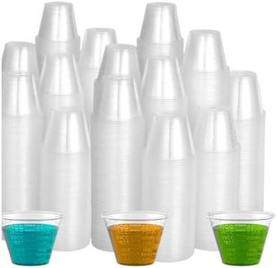 Dimes [2000 Count - 1 oz Plastic Medicine Cups Bulk Pack, for Epoxy Mixing, Resin Mixing and Paint Mixing - 1 Ounce (30ml) Disposable Graduated Plastic Cups for Pills and Medication