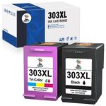 Palmtree Cartridges for 303XL Remanufactured Ink Cartridges for HP 303 XL Compatible for HP Envy Photo 6220 6230 6232 6234 7130 7134 7220 7800 7830 7900 Tango Tango X(1 Black,1 Tricolor)