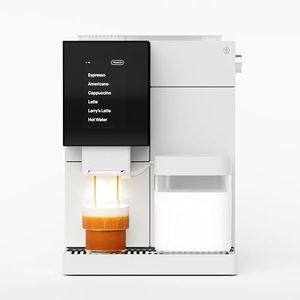 Terra Kaffe Super Automatic Espresso Machine - App-Enabled Coffee Machine - Auto Wake & Sleep - All Milk Types - Roaster-Approved Espresso Settings - Cappuccino Machines for Home - White TK-02