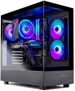 Skytech Gaming Azure 3 Gaming PC, Intel i5 14400F 2.5GHz, NVIDIA RTX 5060 Ti 16GB VRAM, 1TB NVMe SSD, 16GB DDR5 RAM 6000, 650W Gold PSU, WI-FI 5, Windows 11, Desktop