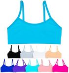 Alyce Intimates Seamless No Show Girls Sports Bra, Pack of 10