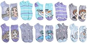 Disney Frozen Girls' No Show Socks,