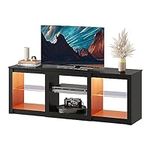WLIVE TV Stand with LED Lights for 