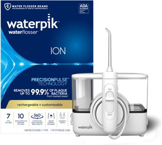 Waterpik ION Cordless Water Flosser – Rechargeable Dental Cleaner