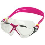 Aqua Sphere Vista Adult Swimming Goggles - White/Raspberry - Clear