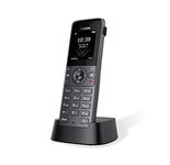 Yealink W73H VoIP SIP DECT handset, 1.8 inch Colour TFT LCD, HD Audio, 3.5mm Headset Jack, Li-ion Battery, Requires W60B / W70B / W73P / W76P / W80B / W90B.