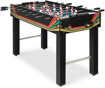 Best Choice Products 48in Competition Sized Foosball Table, Arcade Table Soccer for Home, Game Room, Arcade w/ 2 Balls, 2 Cup Holders - Arcade