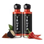 TRUFF Hot Sauce, Gourmet Hot Sauce with Ripe Chili Peppers, Black Truffle, Organic Agave Nectar, An ultra unique Flavor Experience in a 6 oz Bottle (2 Pack)