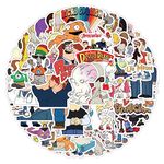 American Dad Stickers 60 Pcs Waterproof, Removable, Beautiful, Stylish Teen Stickers, Suitable for Boys and Girls in Water Bottles, Bicycle, Phones, Guitar, Suitcase Vinyl.